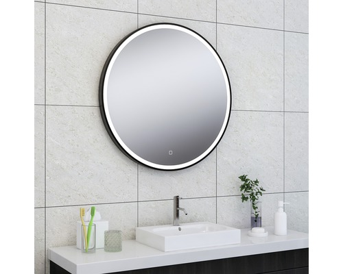 LED lichtspiegel dimbaar Ceto Ø80 cm anti-condens
