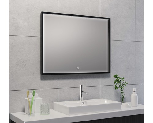 LED lichtspiegel dimbaar Hestia 80x60 cm anti-condens