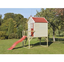 Speelhuis hout geïmpregneerd rood 197x290x242 cm