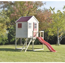 Speelhuis hout geïmpregneerd rood 197x290x242 cm