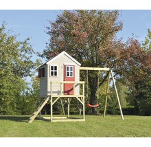 Speelhuis hout geïmpregneerd rood 350x192x242 cm