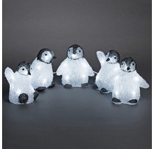 Lichtsnoer met pinguïnfiguren voor kerstversiering