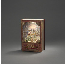 Decoratief boek met kerstmotief en verlichting voor feestelijke decoratie