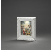 Decoratief lichtobject met kerstmotief en lijst