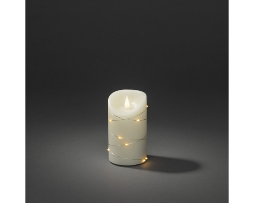 Decoratieve ledkaars met lichtslinger voor sfeervolle verlichting