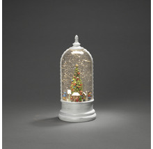Sneeuwbol met kerstboom en figuren
