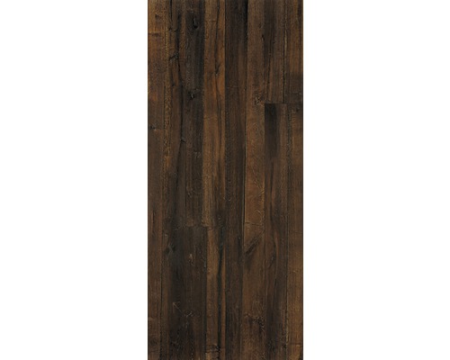 Houten vloer van donker hout