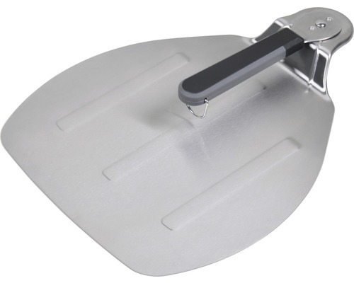 Metalen pizza schep met inklapbare handgreep