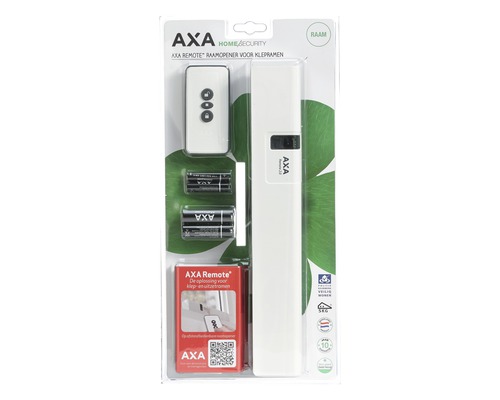 AXA Home Security raamopener voor klepramen inclusief afstandsbediening en batterijen in verpakking