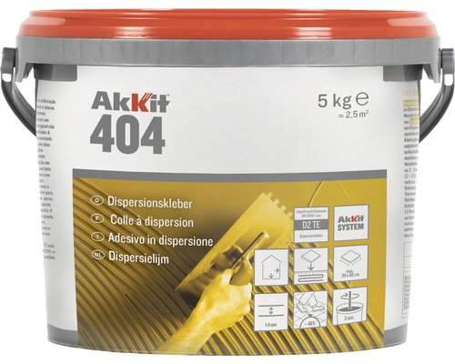 AKKIT 404 Gebruiksklare dispersielijm D2 TE 5 kg