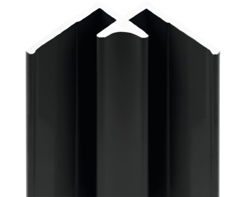 SCHULTE Hoekverbinding voor binnenhoek Decodesign 2100 mm zwart
