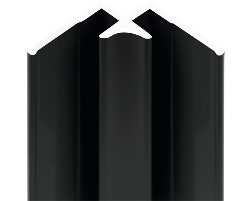 SCHULTE Hoekverbinding voor binnenhoek Decodesign 2550 mm zwart