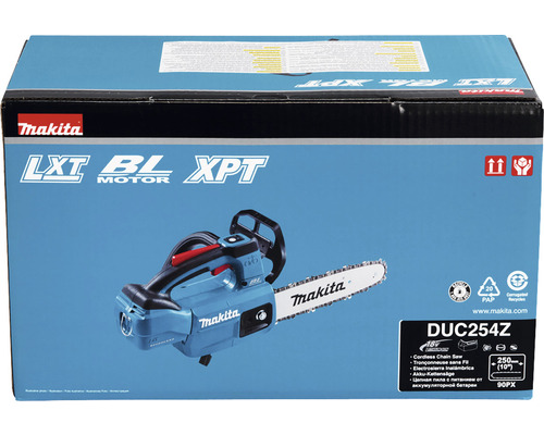 Makita accukettingzaag in productverpakking