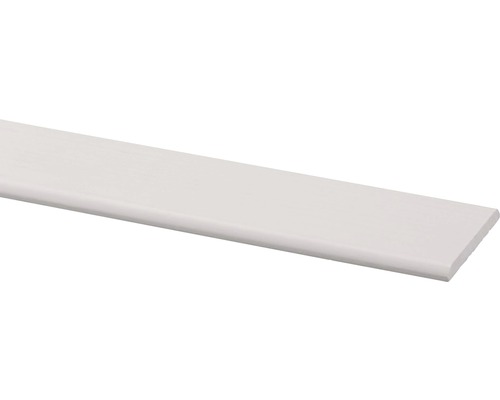 Afdeklijst grenen gegrond (l x b x d) 2700 x 44 x 6 mm Witte houten plint