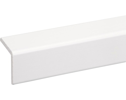 Hoeklat grenen gelakt wit (b x d x l) 34 x 34 x 2700 mm Kunststof hoekprofiel