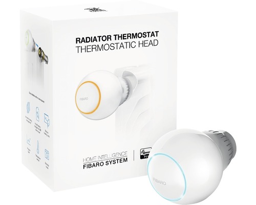 Fibaro radiatorknop met verpakking