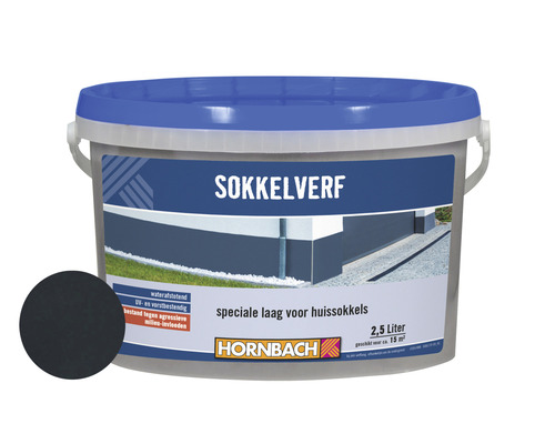 HORNBACH Sokkelverf gevelverf leisteen 2,5 l