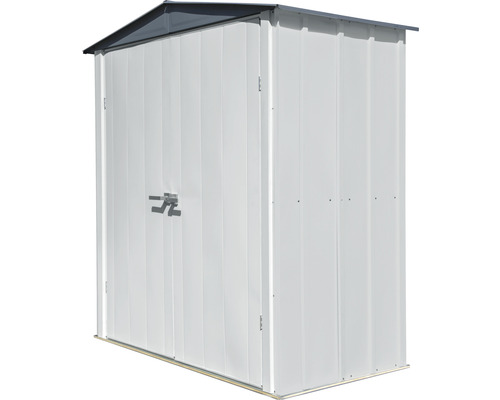 Metalen tuinhuis met dubbele deur voor buiten