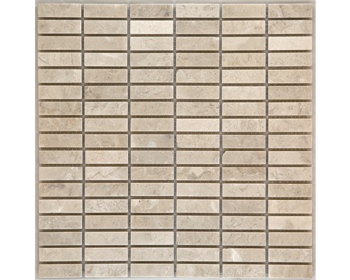 Mozaïektegel natuursteen Atlas beige 30,5x30,5 cm