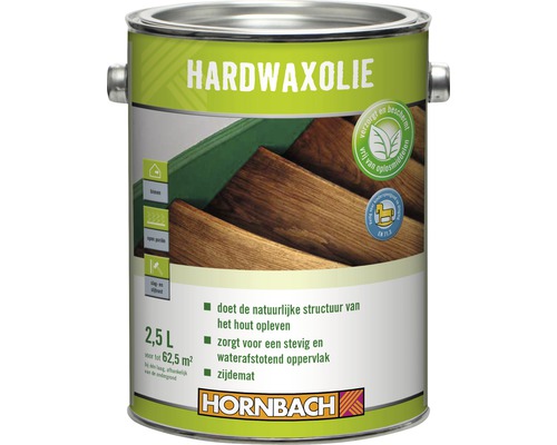 HORNBACH Hardwax olie kleurloos 2,5 l