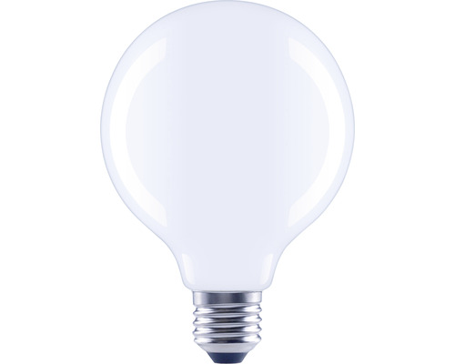 FLAIR LED lamp E27/6,5W G95 warmwit mat