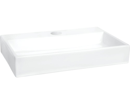 Rechthoekige keramische wastafel voor de badkamer