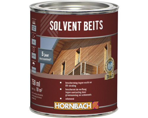 HORNBACH Solvent beits antracietgrijs 750 ml