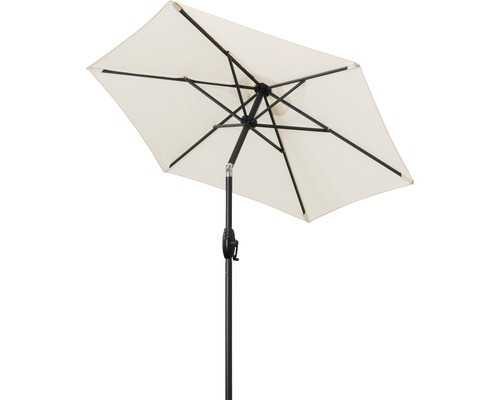 Rechthoekige parasol met zwart frame
