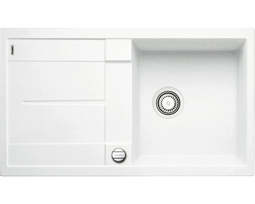 BLANCO Spoelbak Metra 5 S-F wit 49x85 cm Spoelbak met afdruiprek