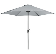 Parasol Basic lift Neo lichtgrijs Ø 300 cm