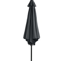 Gesloten parasol voor de tuin