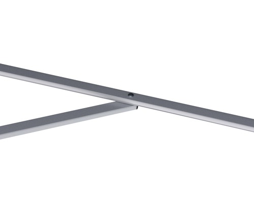 Detailopname van aluminium profielen met boring