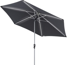 Rechthoekige parasol voor de tuin