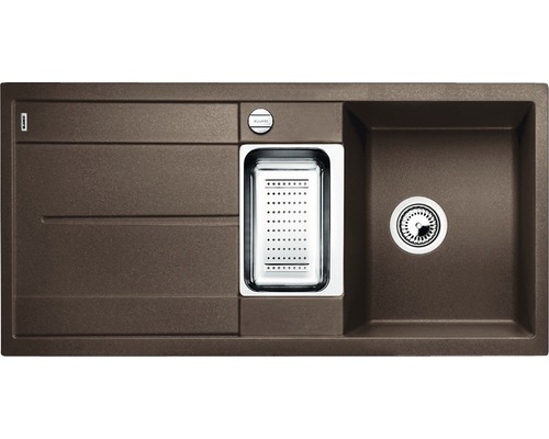 Spoelbak met afdruiprek en zeef