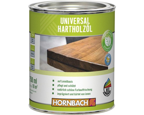 Universele hardhoutolie blik 750 ml