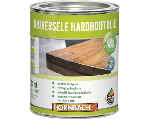 HORNBACH Universele hardhoutolie transparant 750 ml Blik universele hardhoutolie voor binnen