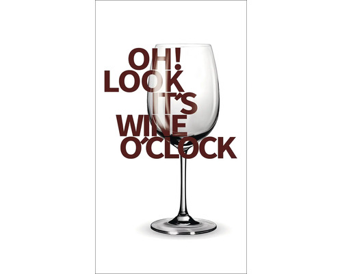 PURE LIVING Decopaneel Wine O'Clock 15x30