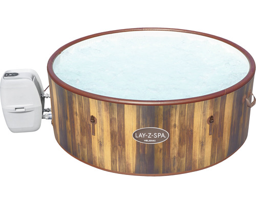 Lay-Z-Spa Helsinki bubbelbad met houtlook en water