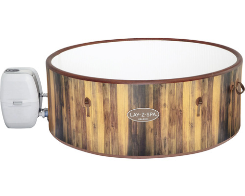 Lay-Z-Spa Helsinki bubbelbad met houtlook en bedieningseenheid