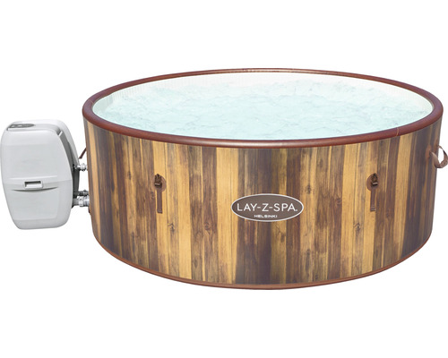 Lay-Z-Spa Helsinki bubbelbad met houtlook en bedieningseenheid