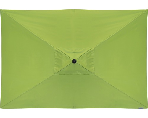 Rechthoekige parasol van bovenaf