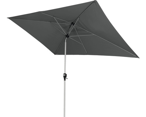 Rechthoekige parasol met middenmast