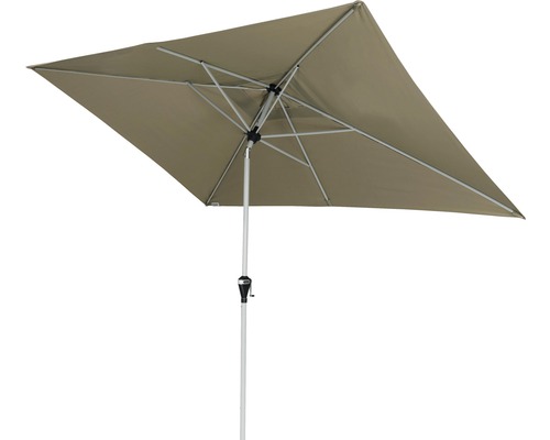 Rechthoekige parasol met metalen frame