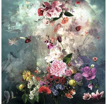 PURE LIVING Schilderij canvas Baroque Flowermix I 40x40 cm-thumb-0