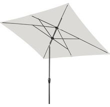Rechthoekige parasol met middenstok