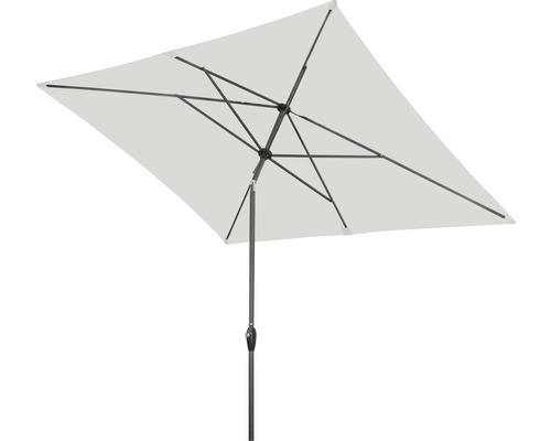 Rechthoekige parasol met middenstok