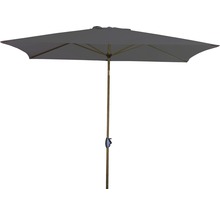 Rechthoekige parasol met houten frame