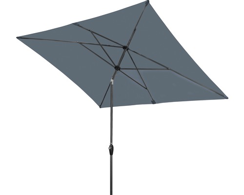 Rechthoekige parasol met metalen frame