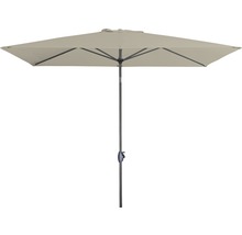 Parasol Basic lift Neo grijs/beige 250x200 cm
