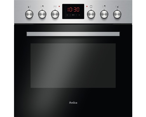 x Amica oven met bedieningsknoppen en digitale display